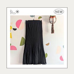 Sweater Knit Midi Skirt